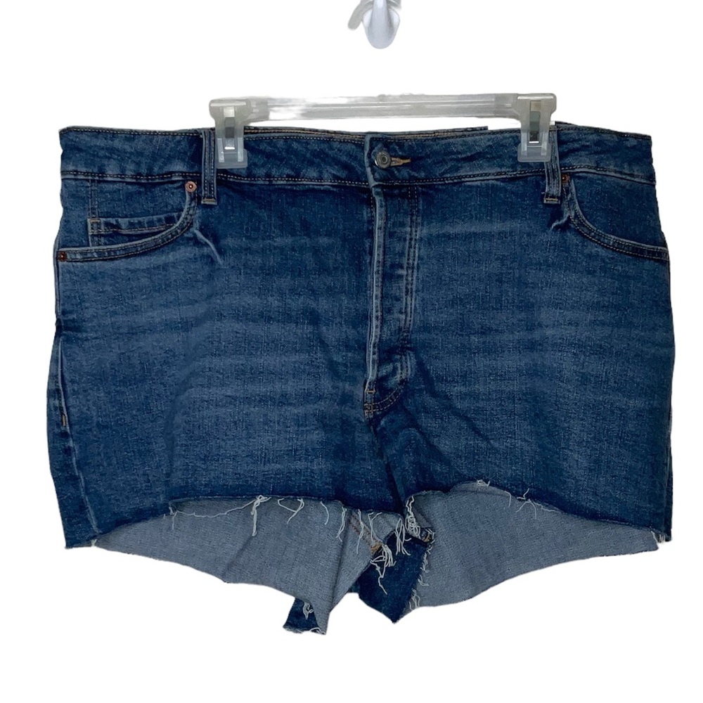 Old Navy 22 Shorts HIGHER HIGH-RISE SKY-HI A-LINE Button Fly Cut-Offs